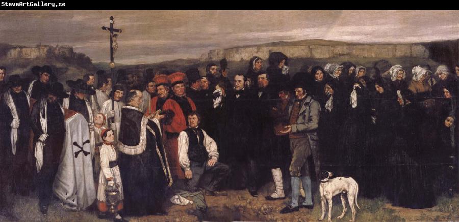 Gustave Courbet Burial at Ornans